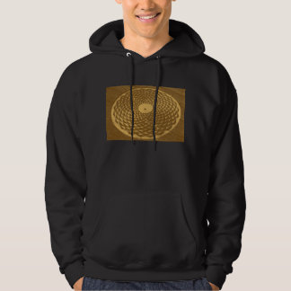 Sonnenblumewellen-Erntekreis Hoodie