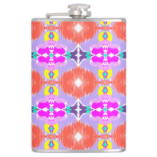 Sonnenblüten-Kaleidoskop-Wurfkissen Flachmann