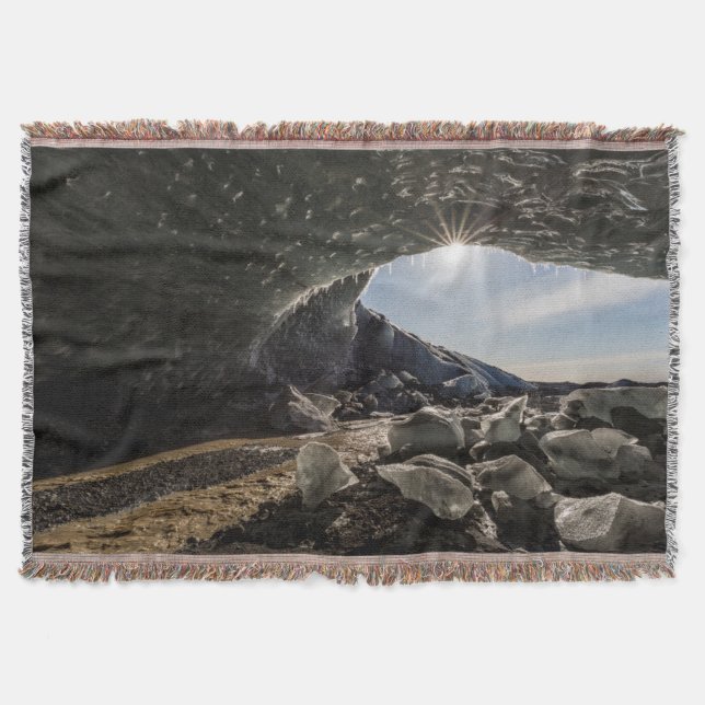 Sonnenbrand am Eingang der Eishöhle Decke (Vorderseite)