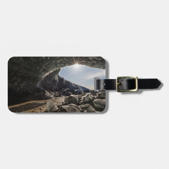 Sonnenbrand am Eingang der Eishöhle Gepäckanhänger (Vorderseite horizontal)