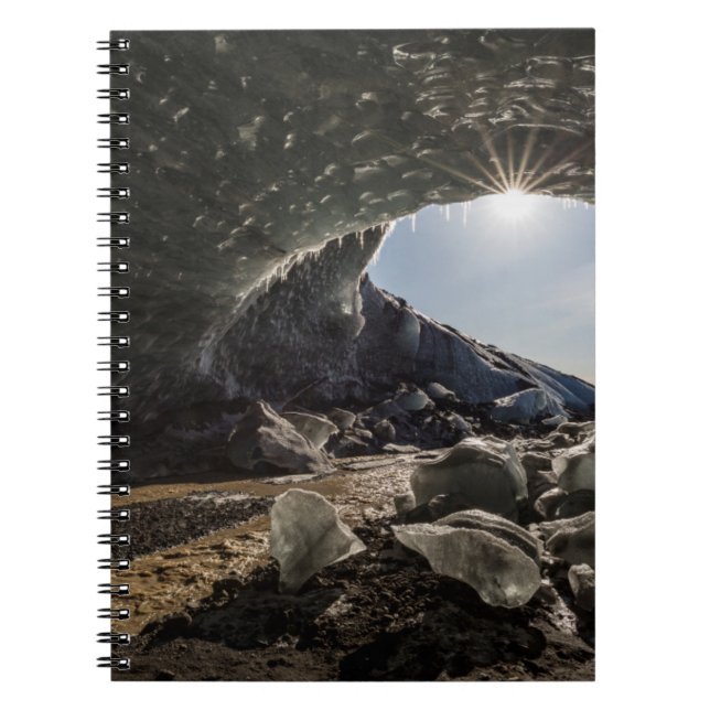 Sonnenbrand am Eingang der Eishöhle Notizblock (Vorderseite)