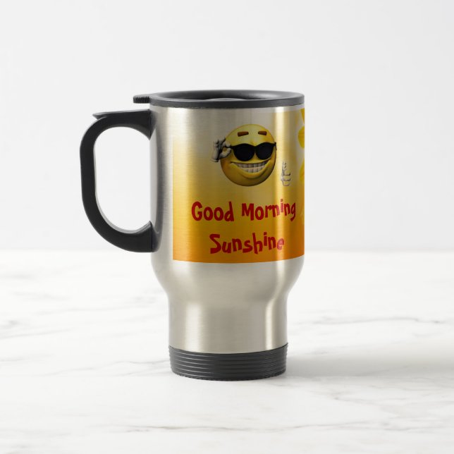 Sonnenbrand-Tasse Reisebecher (Links)