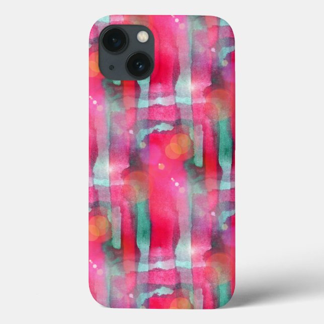 Sonnenbrille abstrakt gestrichen Aquarell Case-Mate iPhone Hülle (Rückseite)