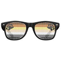 Sonnenbrille auf der Bärenflagge