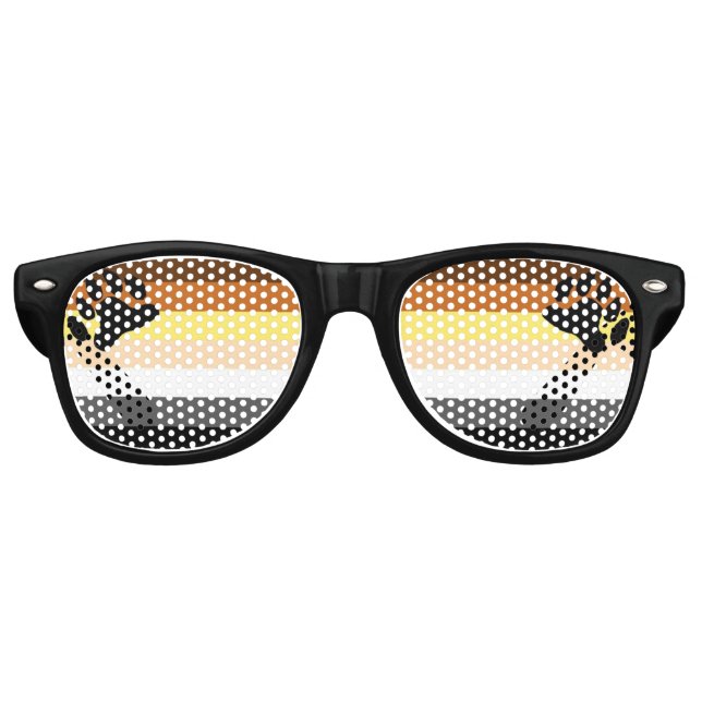Sonnenbrille auf der Bärenflagge (Vorderseite)