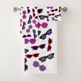 Sonnenbrille Badhandtuch Set
