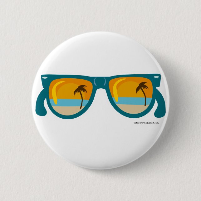 Sonnenbrille Button (Vorderseite)