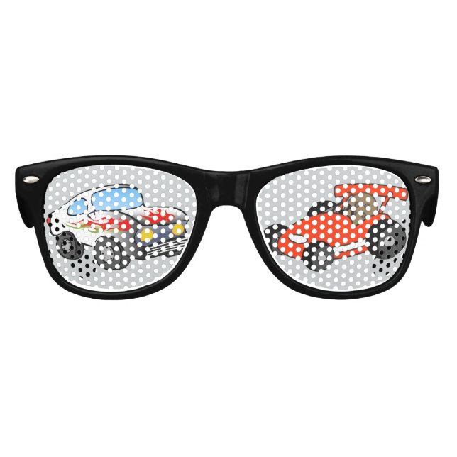 Sonnenbrille des Rennwagens (Vorderseite)