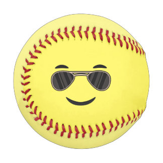 Sonnenbrille Emoji Baseball