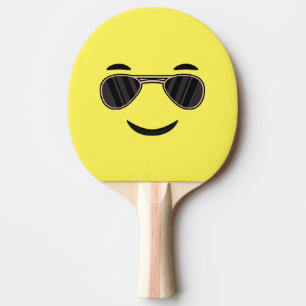Sonnenbrille Emoji Tischtennis Schläger
