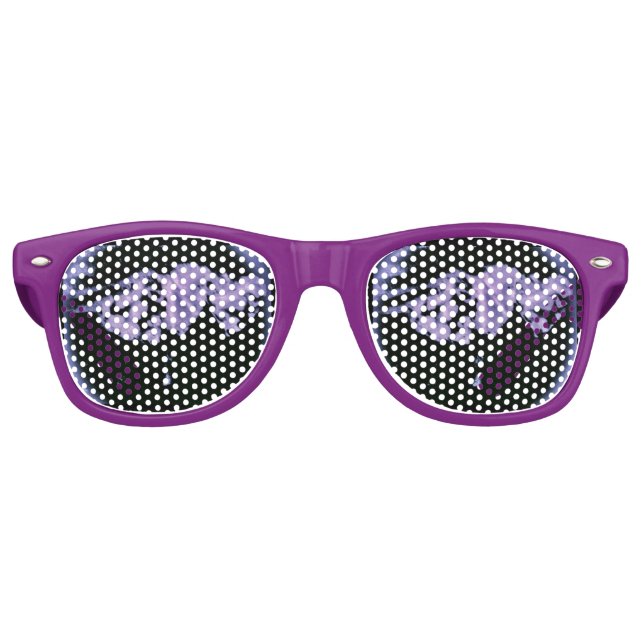 Sonnenbrille für lila Nacht (Vorderseite)