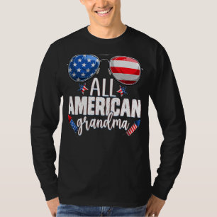 Sonnenbrille ganz American Oma 4. Juli Großmutter T-Shirt