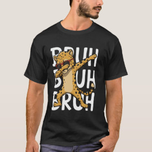 Sonnenbrille Gepard Liebhaber Dabbing Gepard Bruh  T-Shirt