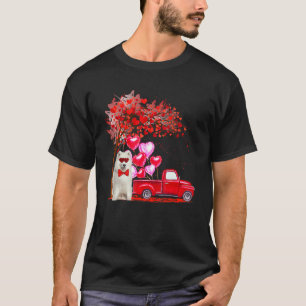 Sonnenbrille Gesäumt Herz Baumhirten Lieferwagen L T-Shirt