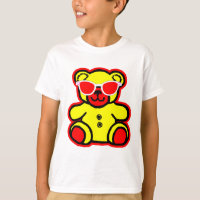Sonnenbrille Herz Teddy Bären rot Gelb das MUSEUM