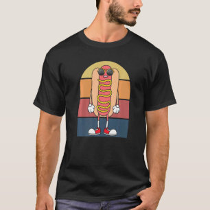 Sonnenbrille Hotdog Feinschmecker Cool Fast Food R T-Shirt