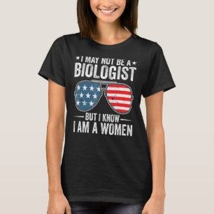 Sonnenbrille Ich bin vielleicht kein Biologe, aber T-Shirt
