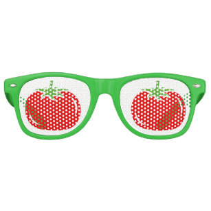 Sonnenbrille in den Schattierungen aus grün und ro