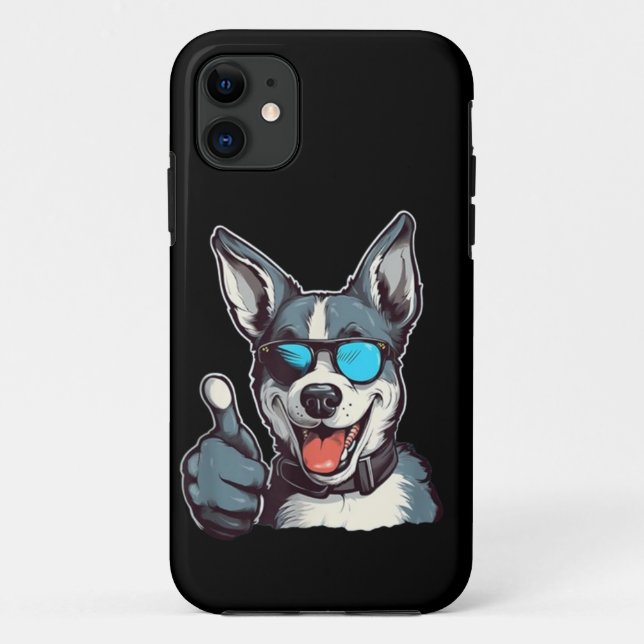 Sonnenbrille mit Daumen nach oben Case-Mate iPhone Hülle (Rückseite)