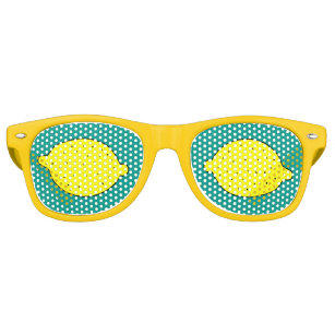 Sonnenbrille mit gelben Zitronenfrüchten Party-Sch