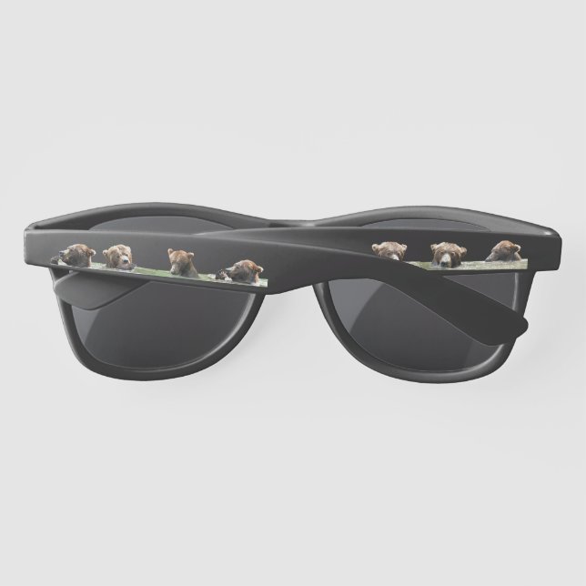 Sonnenbrille mit Grizzlybären (Rückseite)