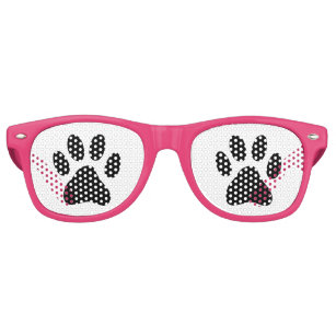 Sonnenbrille mit Hundeschlitten als Party