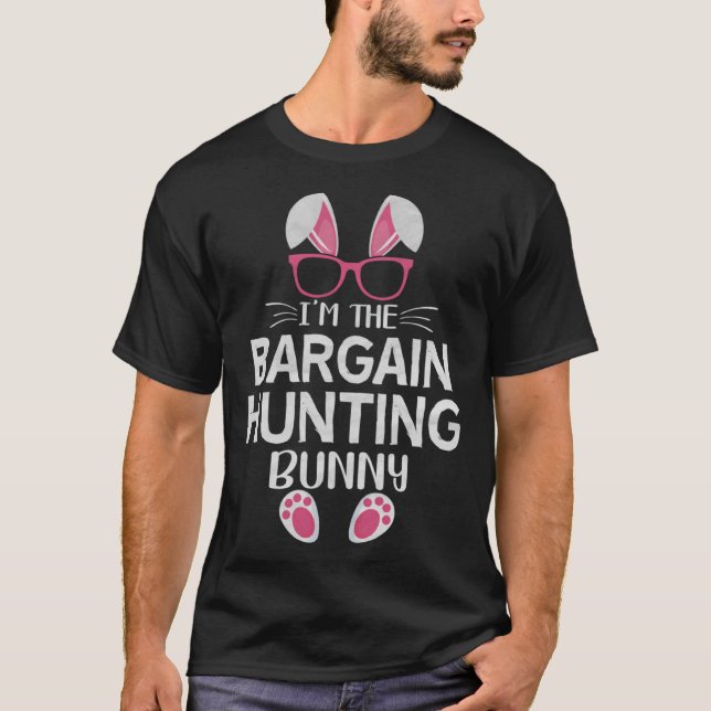 Sonnenbrille Ostern Party Ich bin die Schnäppchenj T-Shirt (Vorderseite)