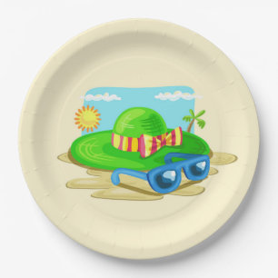 Sonnenbrille Pappteller