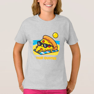 Sonnenbrille Pizza Entspannung am Strand T-Shirt