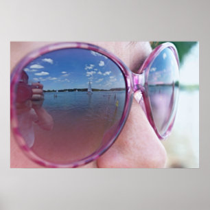 Sonnenbrille Poster