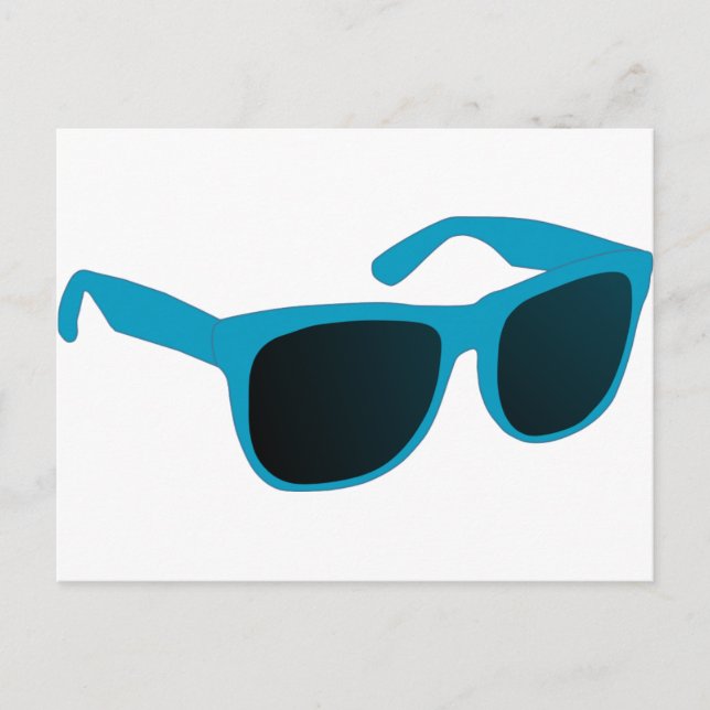 Sonnenbrille Postkarte (Vorderseite)