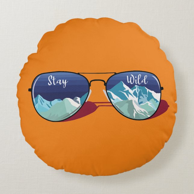 Sonnenbrille Rundes Kissen (Vorderseite)