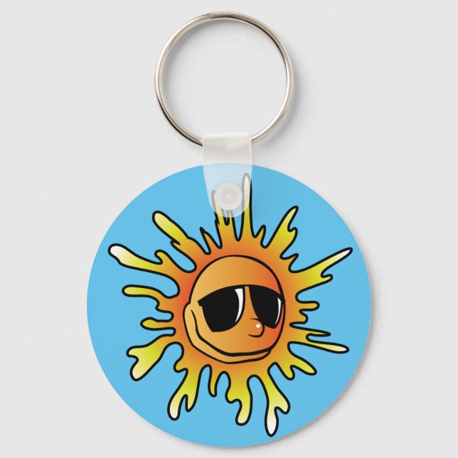 Sonnenbrille Schlüsselanhänger (Vorderseite)