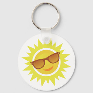 Sonnenbrille tragen schlüsselanhänger