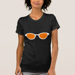 Sonnenbrille White Rim Orange Lens The MUSEUM Zazz T-Shirt