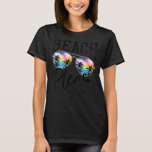 Sonnenbrillen Beach Bitte Hawaii Beach Hallo Somme T-Shirt