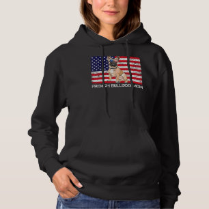 Sonnenbrillen Französisch Bulldog Mama Flag Americ Hoodie