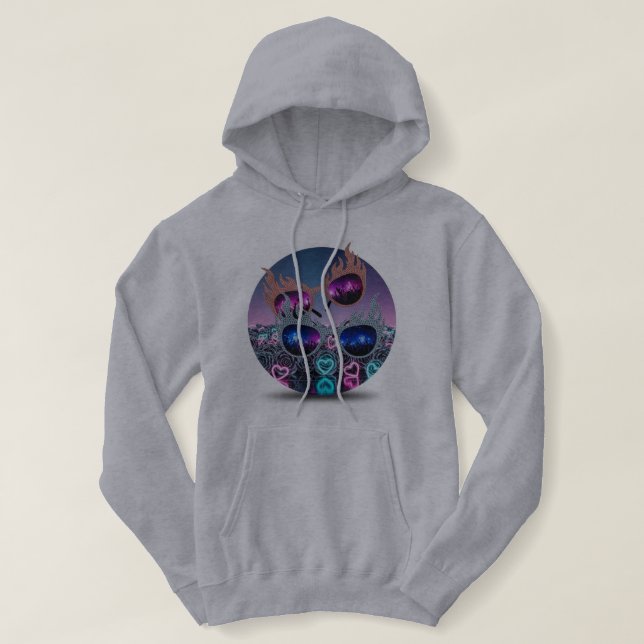 Sonnenbrillen-Konzert-Hoodie 🔥 😎 Hoodie (Design vorne)