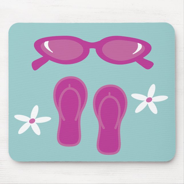 Sonnenbrillen u. drehen die kundengerechten mousepad (Vorne)