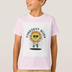 Sonnenbrust Bliss Glückliches Sonnen-Kinder-T-Shir T-Shirt