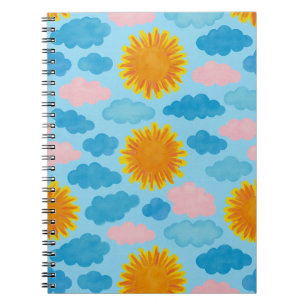 Sonnencreme-Sonnenuntergang-Blank-Journal/ Notizblock
