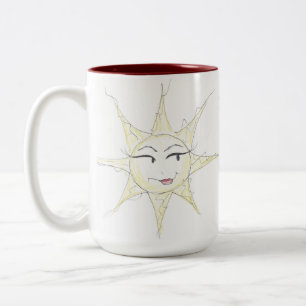 Sonnencreme-Tasse Zweifarbige Tasse