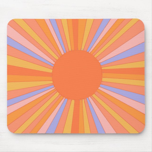 Sonnendurchbruch-Mausunterlage Mousepad (Vorne)