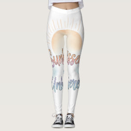 Sonnendurchflutete Unbekümmerte Ästhetik Leggings