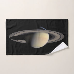 Sonnendurchfluteter Saturn Gasriese aufgenommen vo Badhandtuch Set