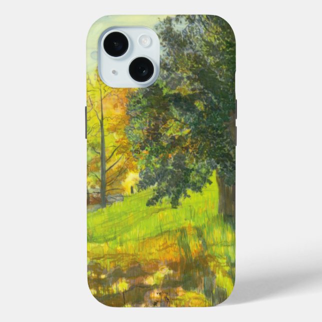 Sonneneinbruch iPhone 15 Hülle (Rückseite)