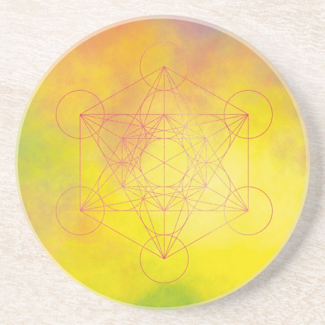 Sonnenenergie – Metatron Getränkeuntersetzer (Vorne)