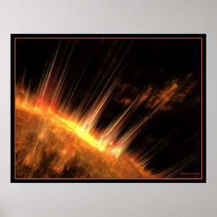 Sonneneruptionen Poster