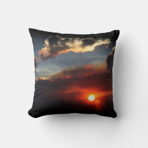 Sonnenfeuer-Sonnenuntergang-Wurfkissen Kissen