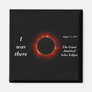 Sonnenfinsternis 2017 "ich war dort" Ausgabe Magnet
